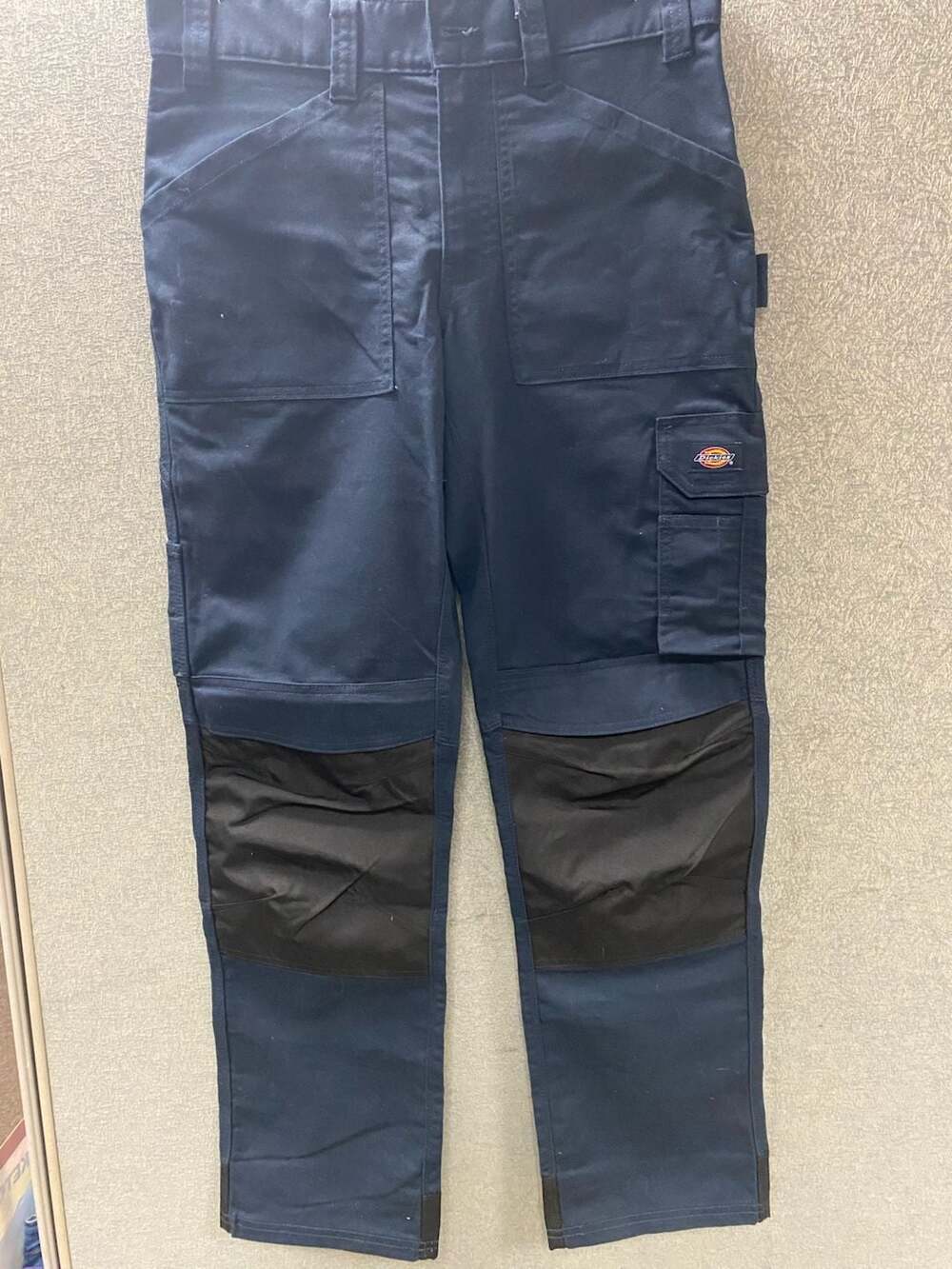 Dickies Redhawk Safety Work Trousers Cargo Pants Navy Blue with Knee Pad Pockets